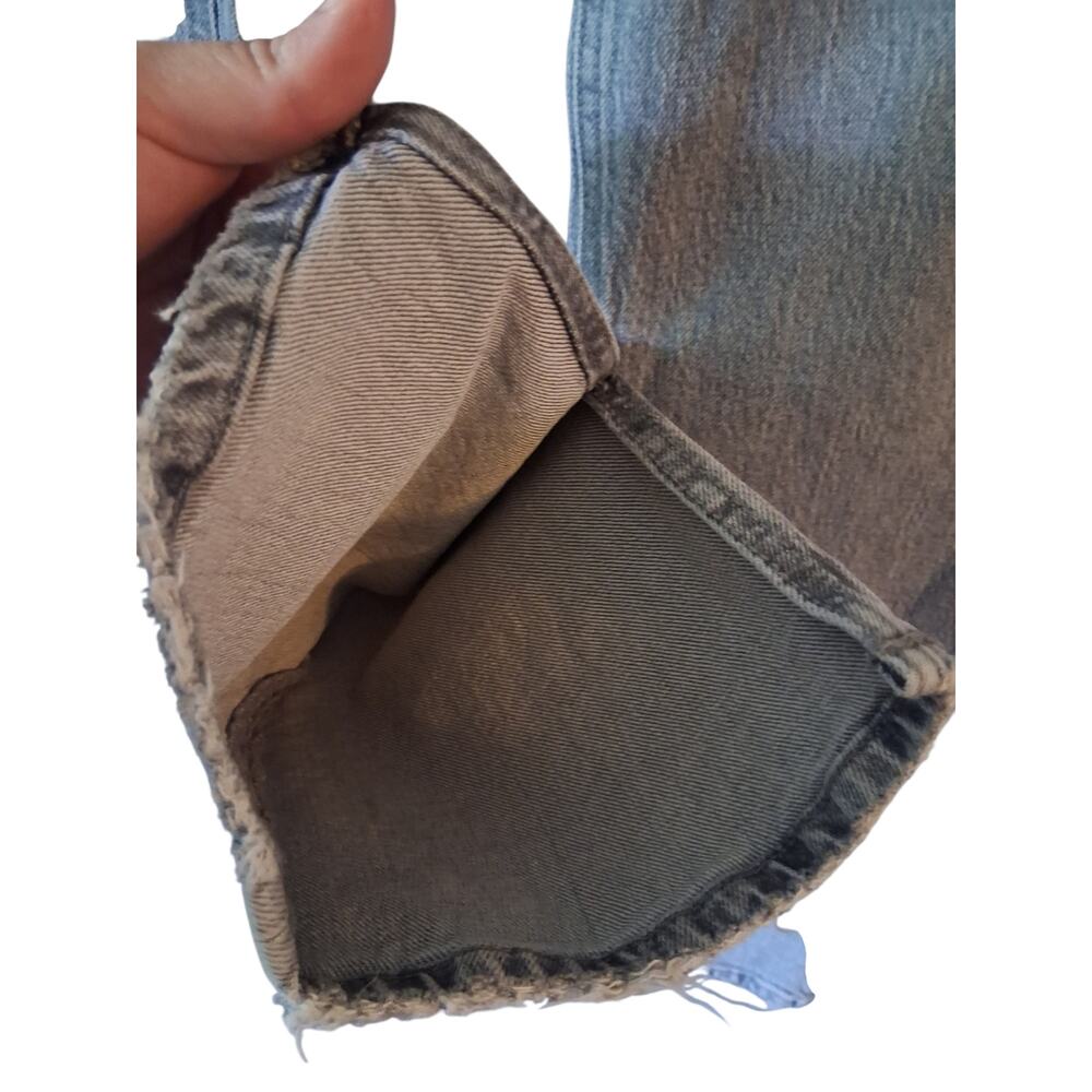 Zara Straight Leg Jeans in Grey Wash - Picture 6 of 6
